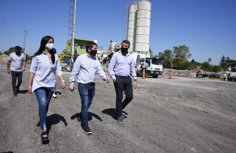 Nardini visitó la nueva Planta Hormigonera de Malvinas Argentinas