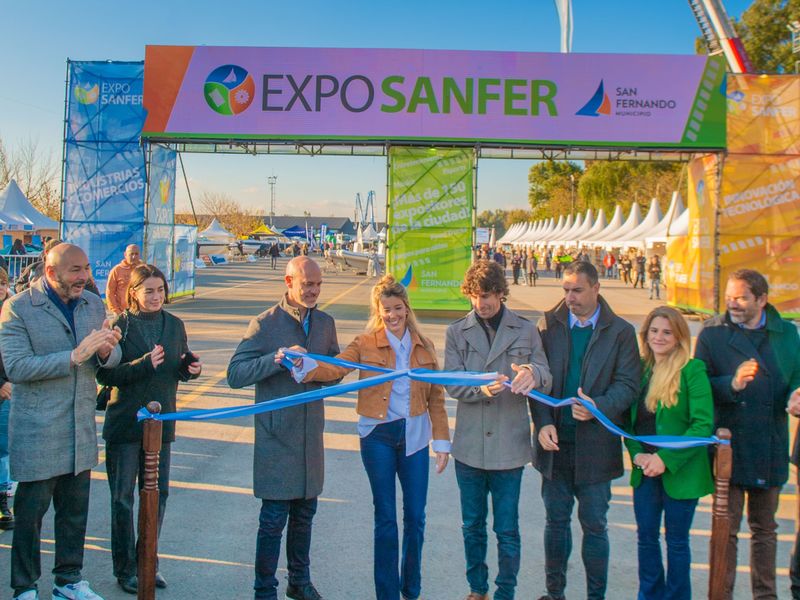 Andreotti inauguró “Expo Sanfer”, gran feria de industrias, comercios e innovación tecnológica