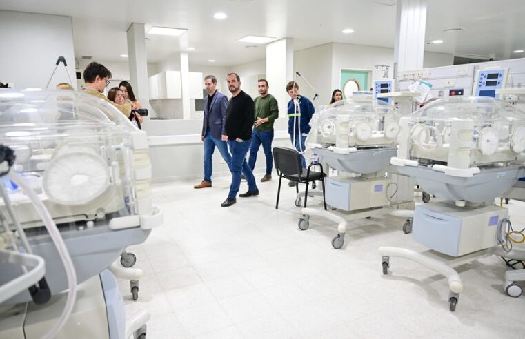 Sujarchuk recorrió las obras de ampliación del Hospital del Bicentenario 