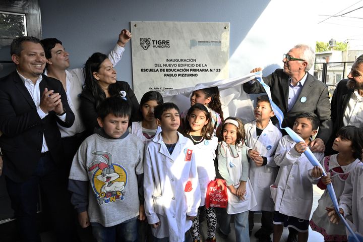 Zamora inauguró la Escuela Primaria N°23 “Pablo Pizzurno” de Don Torcuato