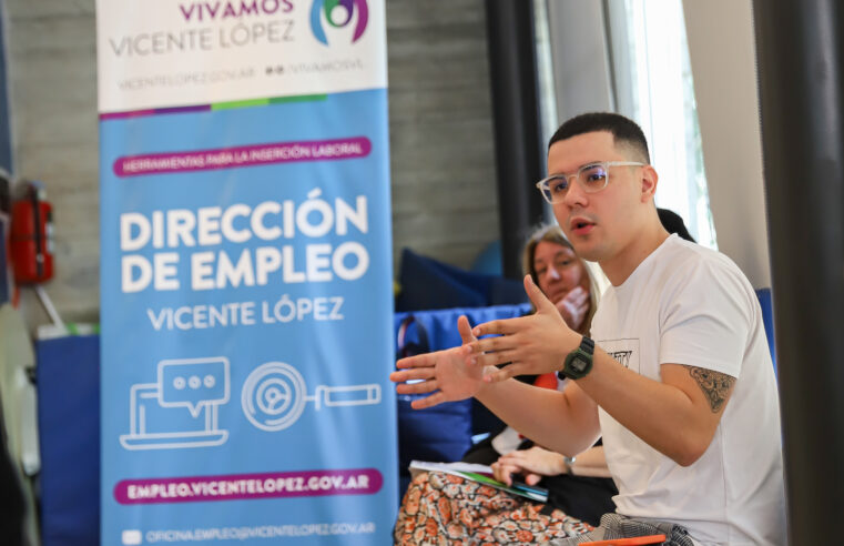 Vicente López continúa ayudando a vecinos con la inserción laboral mediante el Portal de Empleos 