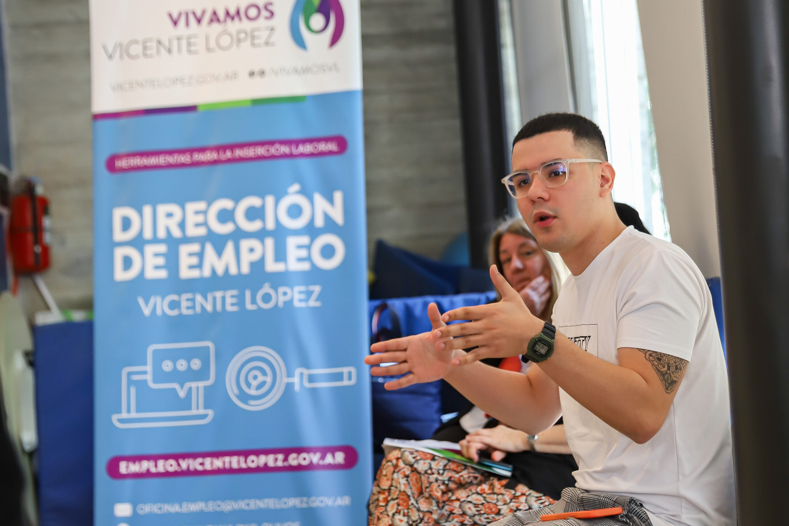 Vicente López continúa ayudando a vecinos con la inserción laboral mediante el Portal de Empleos 