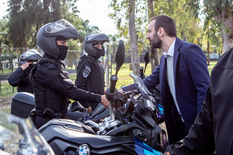 Hurlingham: Selci anunció la incorporación de nuevas motos y agentes de policía