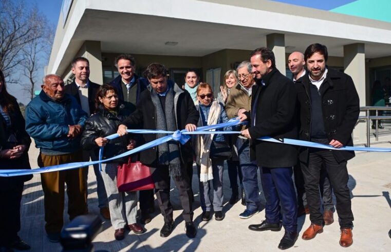 Sujarchuk y Kicillof inauguraron un jardín de infantes y un centro de salud en Escobar