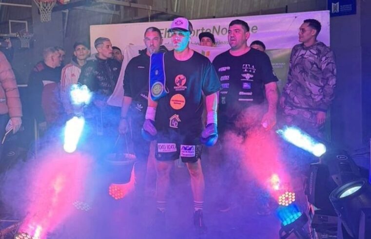 Cristian “Azteca” Ayala, reconquistó el título nacional welter en el Polideportivo Tierras Altas-Tortuguitas 