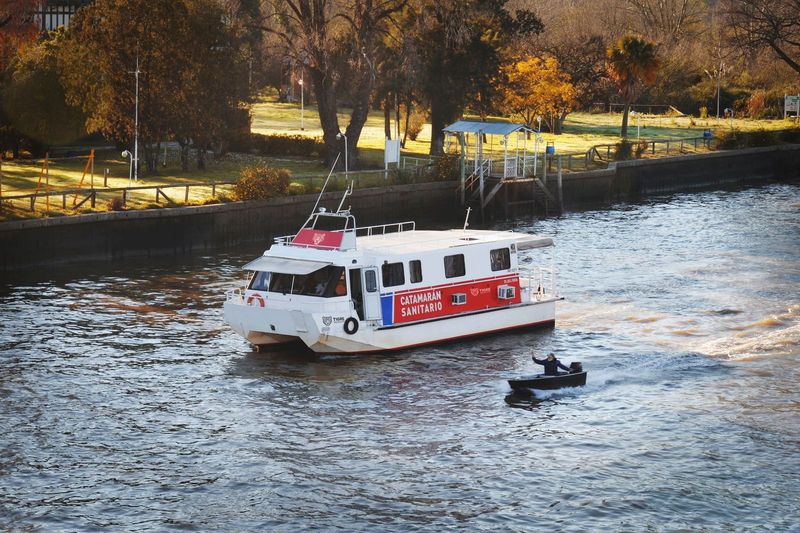 Así funcionará el Catamarán Sanitario de Tigre durante la segunda quincena de agosto