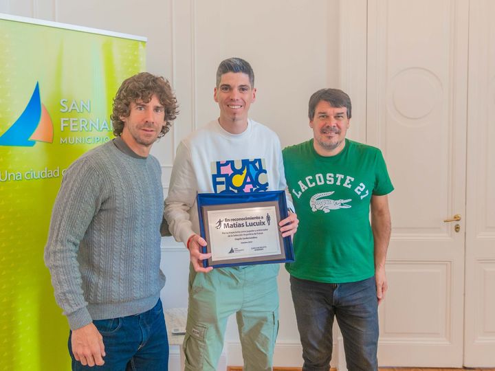 Andreotti reconoció al DT de futsal Matías Lucuix, sanfernandino subcampeón mundial