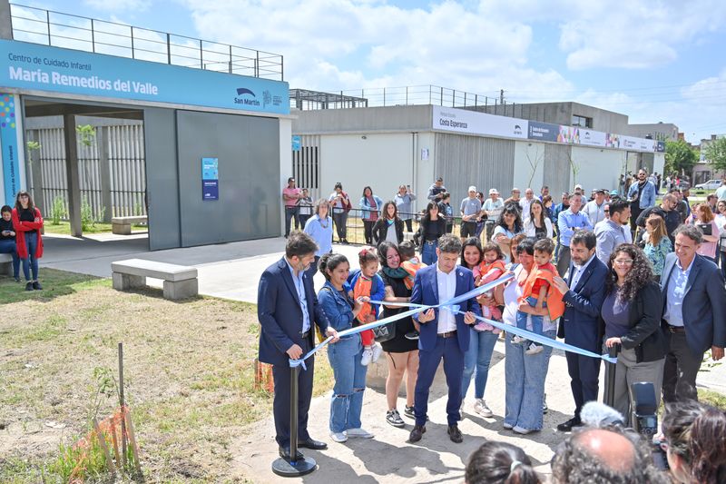 Kicillof, Katopodis y Moreira inauguraron el Parque Escuela Costa Esperanza