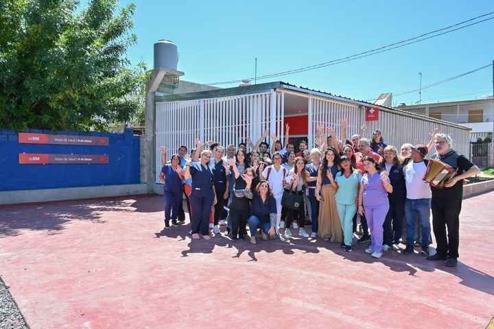 San Martín inauguró la Posta de Salud de Barrio 8 de Mayo